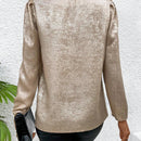 Prive Camisa Plisada Brillante