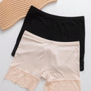 2 Piezas Pantalones Cortos De Seguridad De Encaje Para Mujer, Ropa Interior De Tres Cuartos