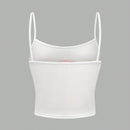Top De Tanque De Camisola Impreso Con Logotipo Para Mujer