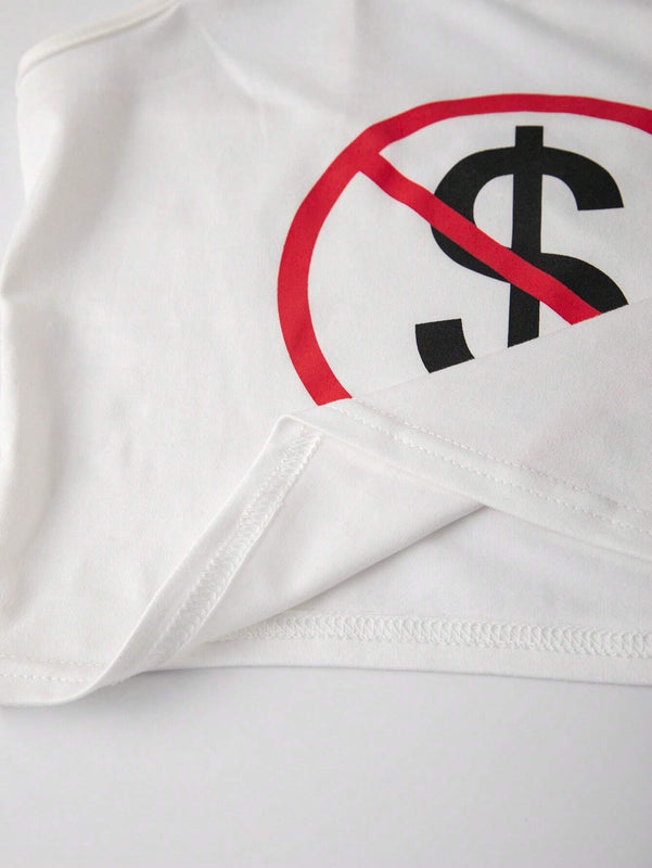 Top De Tanque De Camisola Impreso Con Logotipo Para Mujer