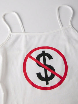 Top De Tanque De Camisola Impreso Con Logotipo Para Mujer