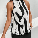 Prive Blusa De Tirantes Estampada Para Mujer