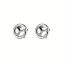 2 piezas/Paquete Cubierta de Rebaba para Fregadero de Cocina o Baño en Plástico ABS, Inserción Redonda Cromada para Agujero de Desagüe, Accesorio para Lavabo