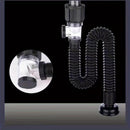 Conjunto de tubería de desagüe universal, tubo retráctil de desodorante para desagüe de alcantarillado, manguera de agua para lavabo, desagüe para baño y accesorios de cocina