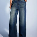 Forever 21 Jeans De Pierna Recta Con Bolsillo En Diagonal