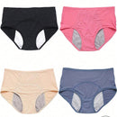 4 piezas de mujeres de malla elastico Braguitas - confortable & transpirable prueba de fugas fisiologico Lenceria & Ropa interior