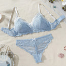 Conjunto De Lenceria Con Encaje Para Mujer