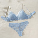 Conjunto De Lenceria Con Encaje Para Mujer