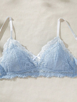 Conjunto De Lenceria Con Encaje Para Mujer