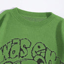 EZwear Sudadera De Manga Larga Y Patron De Oso De Dibujos Animados Y Eslogan De Corte Holgado