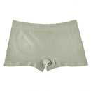 6 Piezas Bragas Suaves Sin Costuras De Cintura Baja Para Mujeres, Comoda Ropa Interior De Mujer