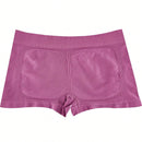 6 Piezas Bragas Suaves Sin Costuras De Cintura Baja Para Mujeres, Comoda Ropa Interior De Mujer