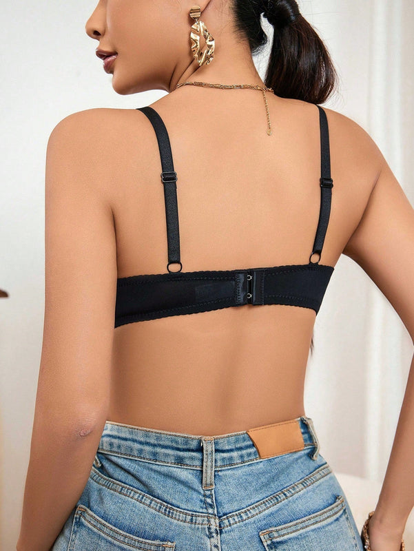 Sosten De Encaje Con Aro Para Mujer