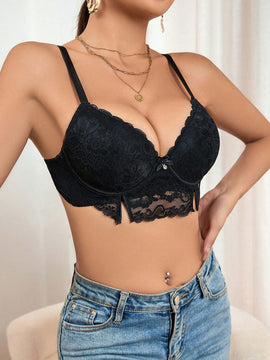 Sosten De Encaje Con Aro Para Mujer