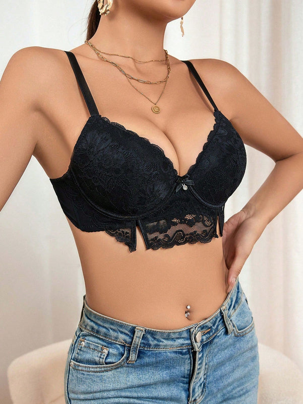 Sosten De Encaje Con Aro Para Mujer