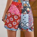 VCAY Pantalones Cortos Con Estampado Aleatorio