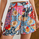 VCAY Pantalones Cortos Con Estampado Aleatorio