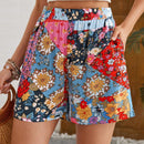 VCAY Pantalones Cortos Con Estampado Aleatorio