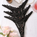 Tangas Estampadas De Flores Pequenas Para Mujer (3 Piezas)