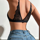 Lenceria Con Tirantes Finos Y Adornos De Encaje Para Mujer