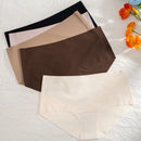 5 Piezas Boxer Briefs Lisos Con Cintura Baja