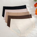 5 Piezas Boxer Briefs Lisos Con Cintura Baja