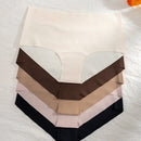 5 Piezas Boxer Briefs Lisos Con Cintura Baja