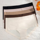 5 Piezas Boxer Briefs Lisos Con Cintura Baja