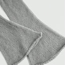 ROMWE Goth Sueter de mujer con hombros al descubierto y tejido calado, con mangas acampanadas y dobladillo enrollado, perfecto para vacaciones