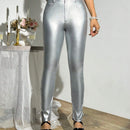 ICON Pantalones De Club Huecos Con Tiras Cruzadas Y Vendajes