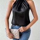 Prive Blusa Sin Mangas Con Cuello Halter