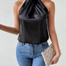 Prive Blusa Sin Mangas Con Cuello Halter