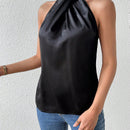 Prive Blusa Sin Mangas Con Cuello Halter