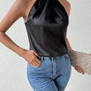 Prive Blusa Sin Mangas Con Cuello Halter