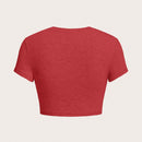Camiseta Corta Con Estampado De Letras