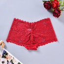 3 Piezas/set Bragas Sexys De Encaje Ahuecadas Para Mujeres
