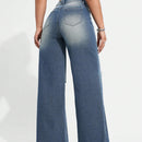 EZwear Jeans Lavados Y Desgastados Con Agujeros Para Mujer