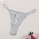 Tanga Sensual Para Mujer Con Estampado De Carga