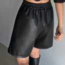 DAZY Shorts De Longitud De Rodilla Sueltos De Ajuste Holgado Con Cintura Elastica Para Mujeres