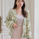 DAZY Camisa Floja De Manga Larga Con Estampado Floral Para Mujer