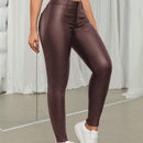 Pantalones ajustados con cremallera