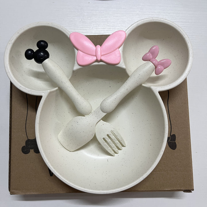 Juego De Vajilla De Paja De Trigo De Alta Calidad, No Tóxico, Libre De Bpa, Platos Con Forma Redonda S Y Cubiertos Para Adultos, Ideal Para Navidad Y Halloween