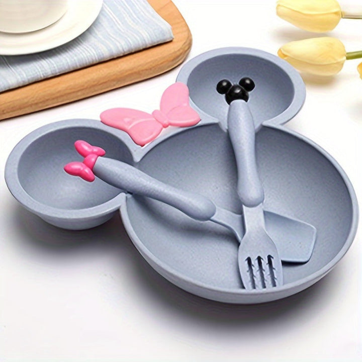 Juego De Vajilla De Paja De Trigo De Alta Calidad, No Tóxico, Libre De Bpa, Platos Con Forma Redonda S Y Cubiertos Para Adultos, Ideal Para Navidad Y Halloween