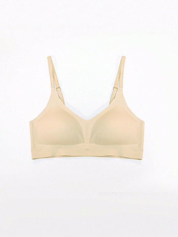 Sujetador Sin Costuras Con Almohadillas Extraibles Para Mujer