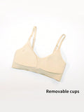 Sujetador Sin Costuras Con Almohadillas Extraibles Para Mujer