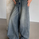 DAZY Jeans De Mujer De Pierna Ancha Con Bolsillos