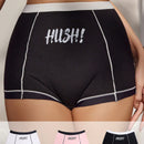 CoupledUp 3 Piezas/set Bragas Tipo Boxer Para Mujer De Contraste Con Patron De Letras
