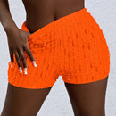 SXY Shorts Ajustados Con Textura Para Mujer