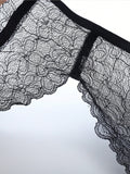 1 Pieza Sujetador Sin Cables Sexy Con Cierre Frontal De Encaje Y Estampado Floral