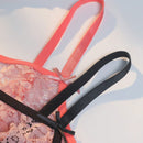 Conjunto De Lenceria De Encaje Para Mujer De 4 Piezas